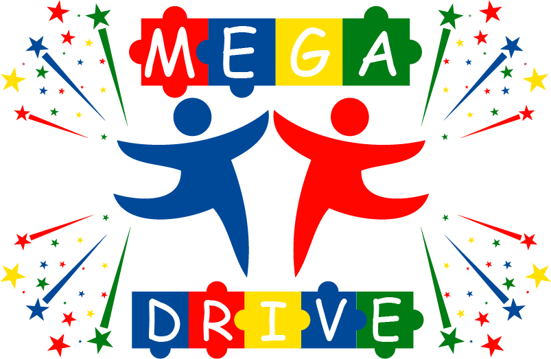 Логотип программы детского лагеря Мегадрайв
